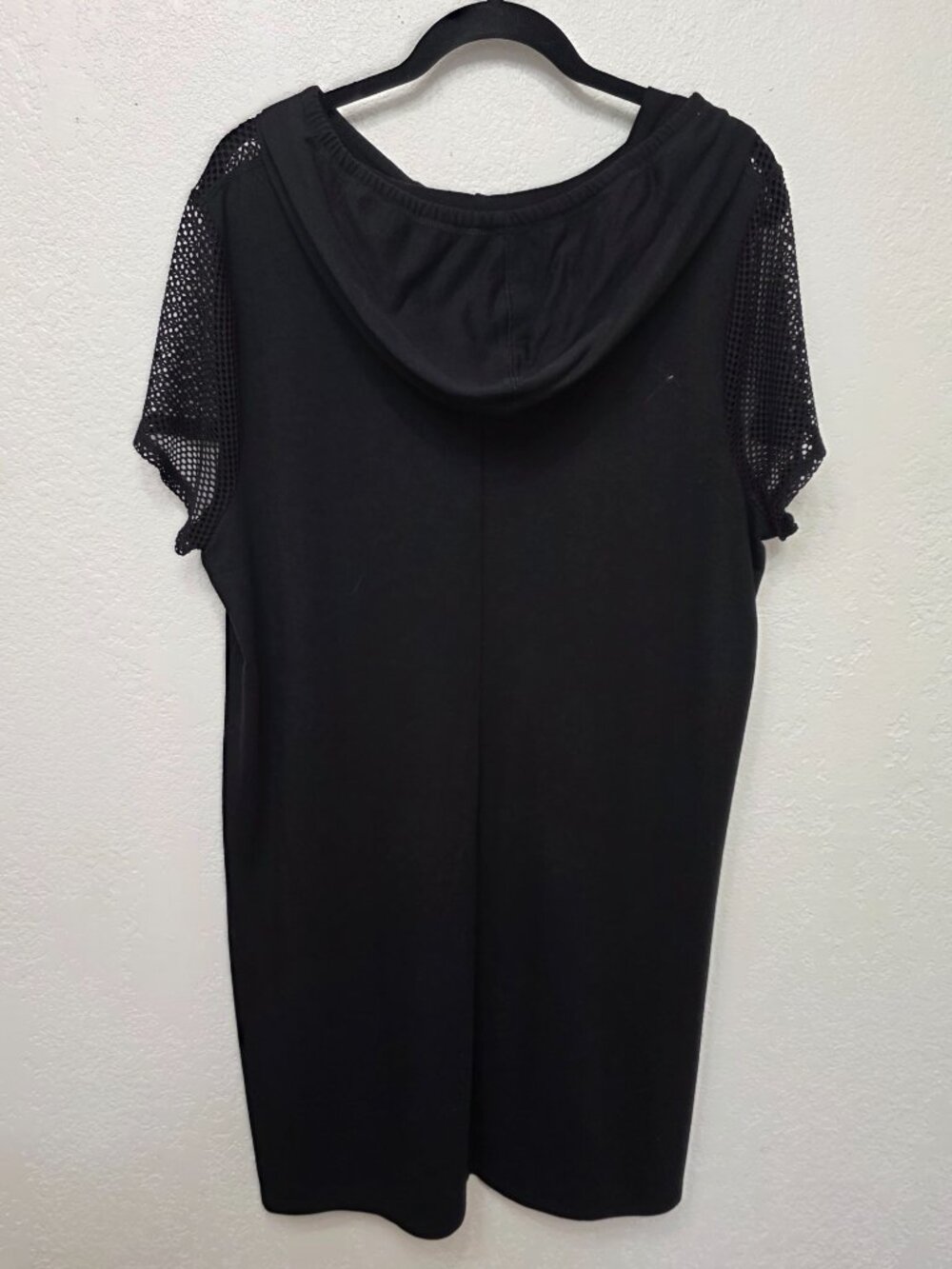 Livi Active Lane Bryant Black Mesh Sleeve Hoodie Swim Cover Up – 18/20 - Picture 10 of 10